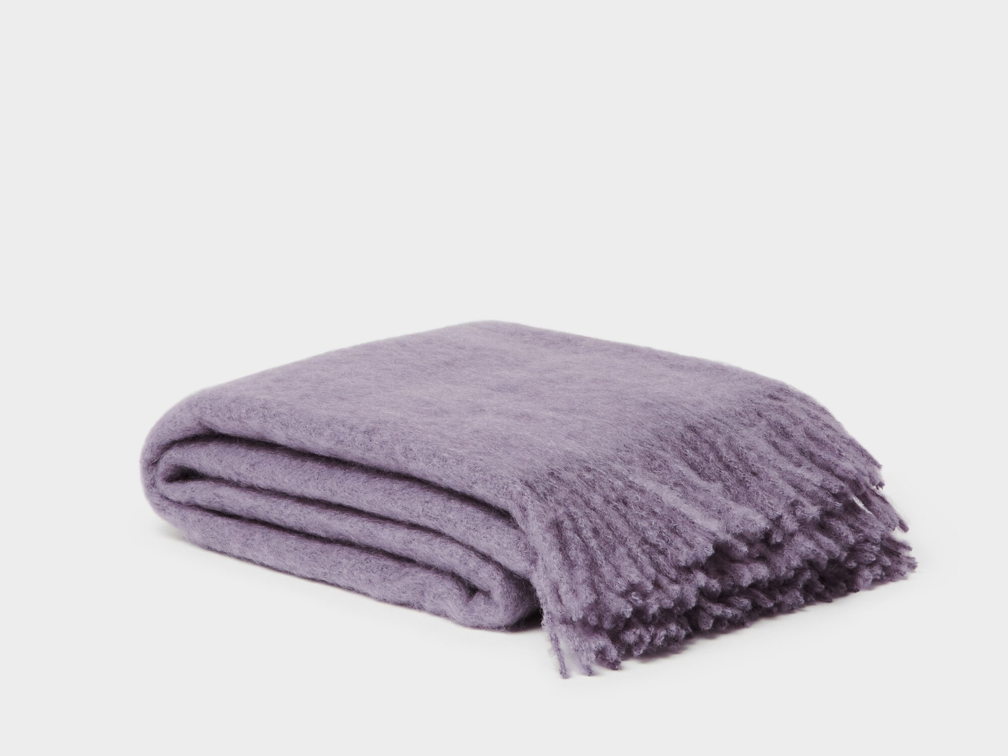 Purple Mohair Blanket