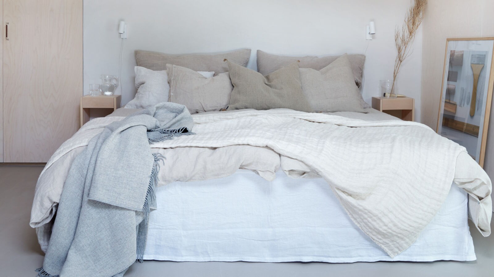 linen bedspread from norrgavel