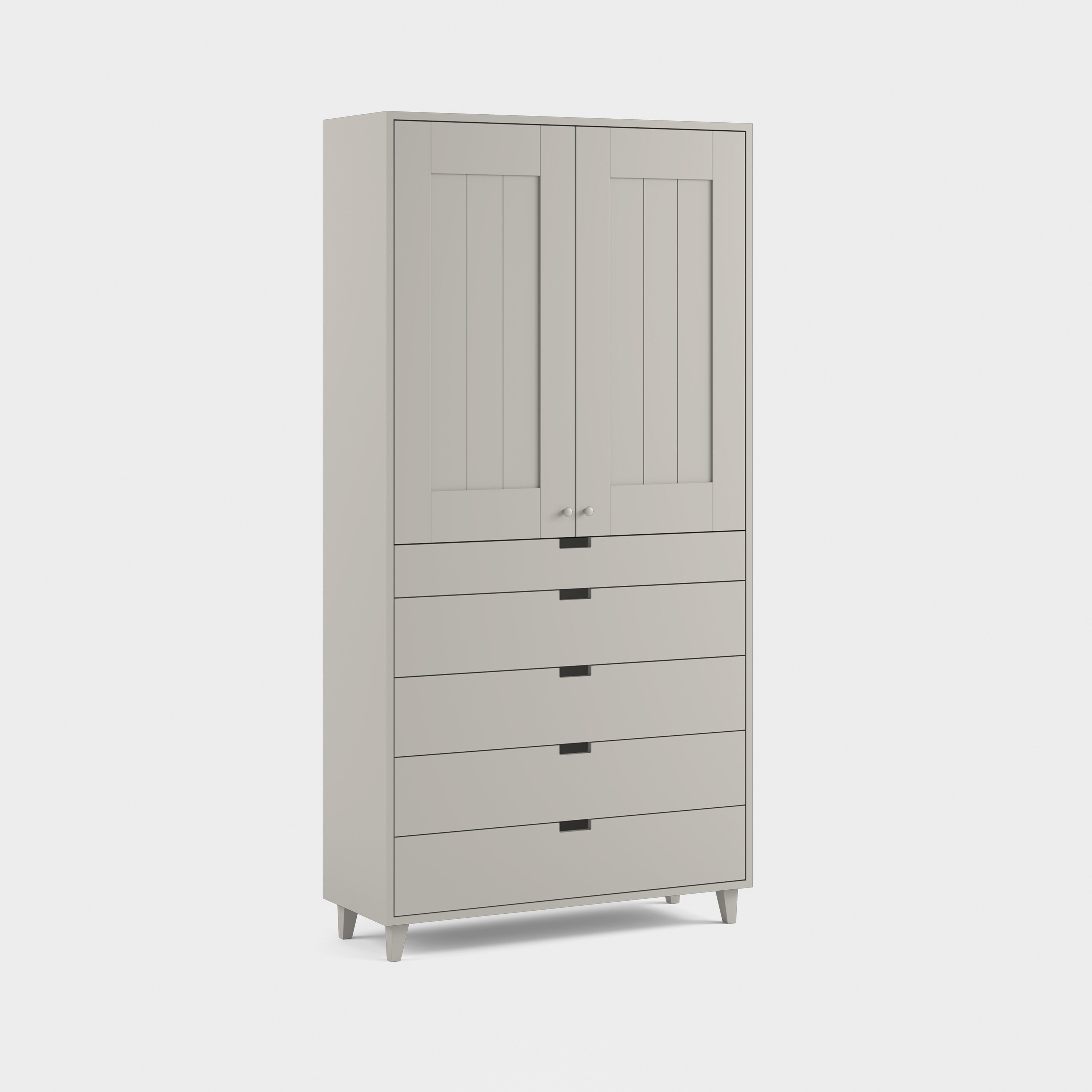 Massiv wardrobe with drawers H10/M2, 38 cm