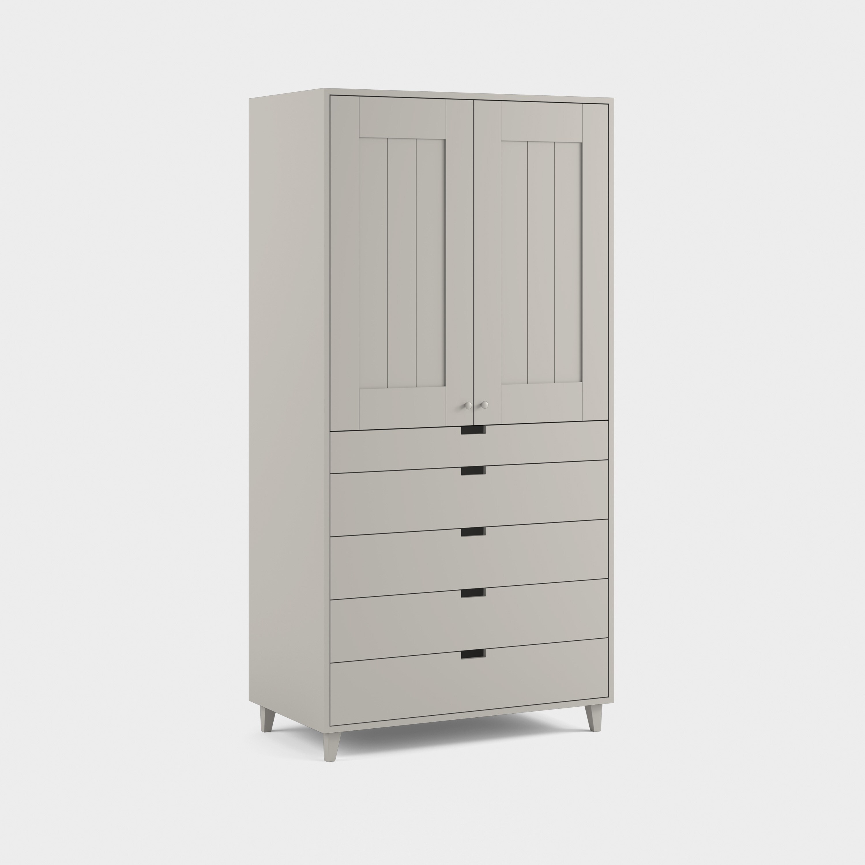 Massiv wardrobe with drawers H10/M2