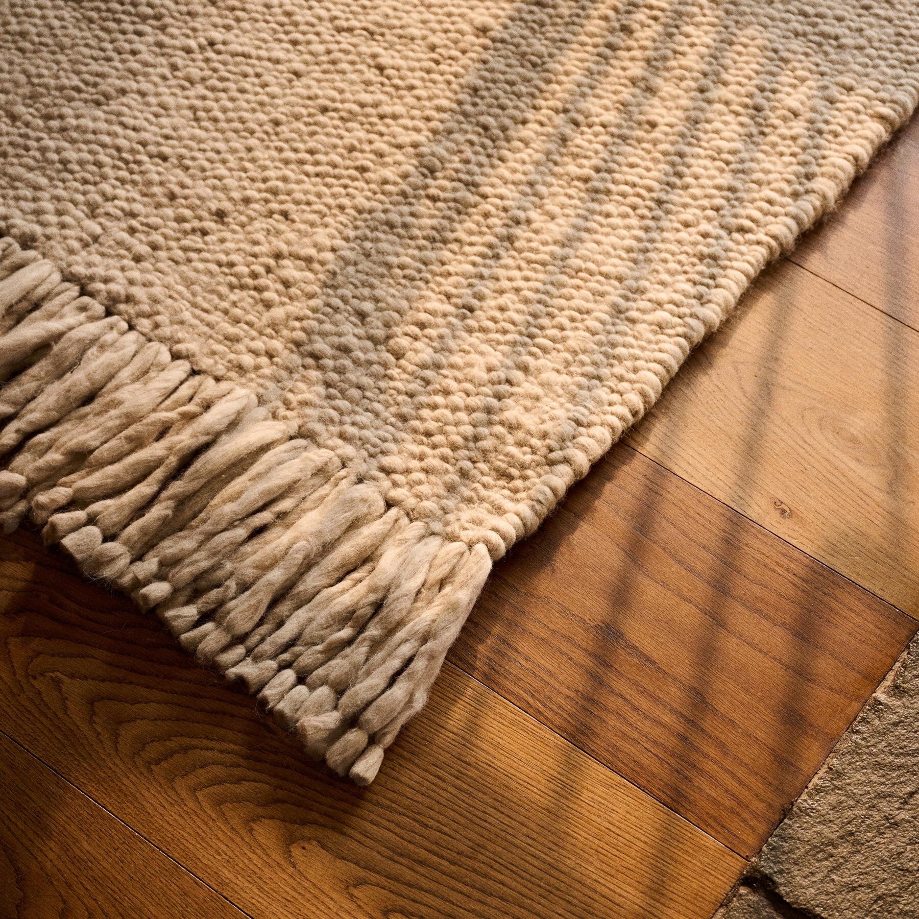 Rug Sample Chunky ivory
