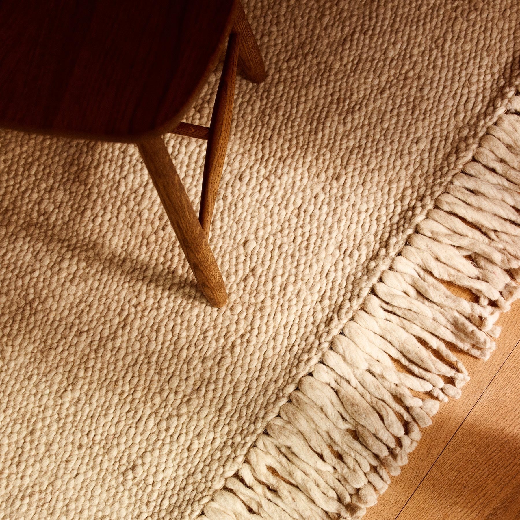 Rug Sample Chunky ivory