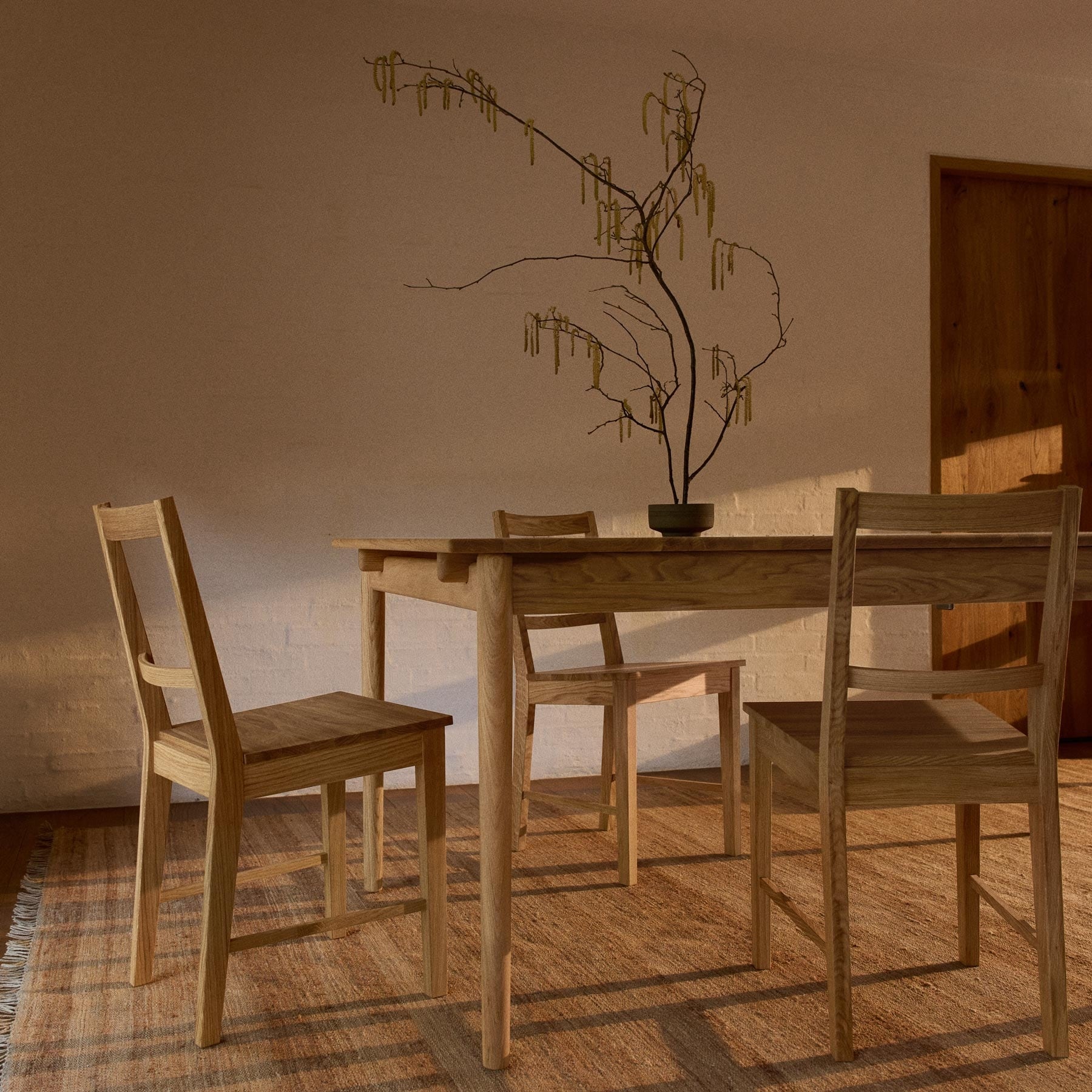 Rug Sample Flat hemp natural