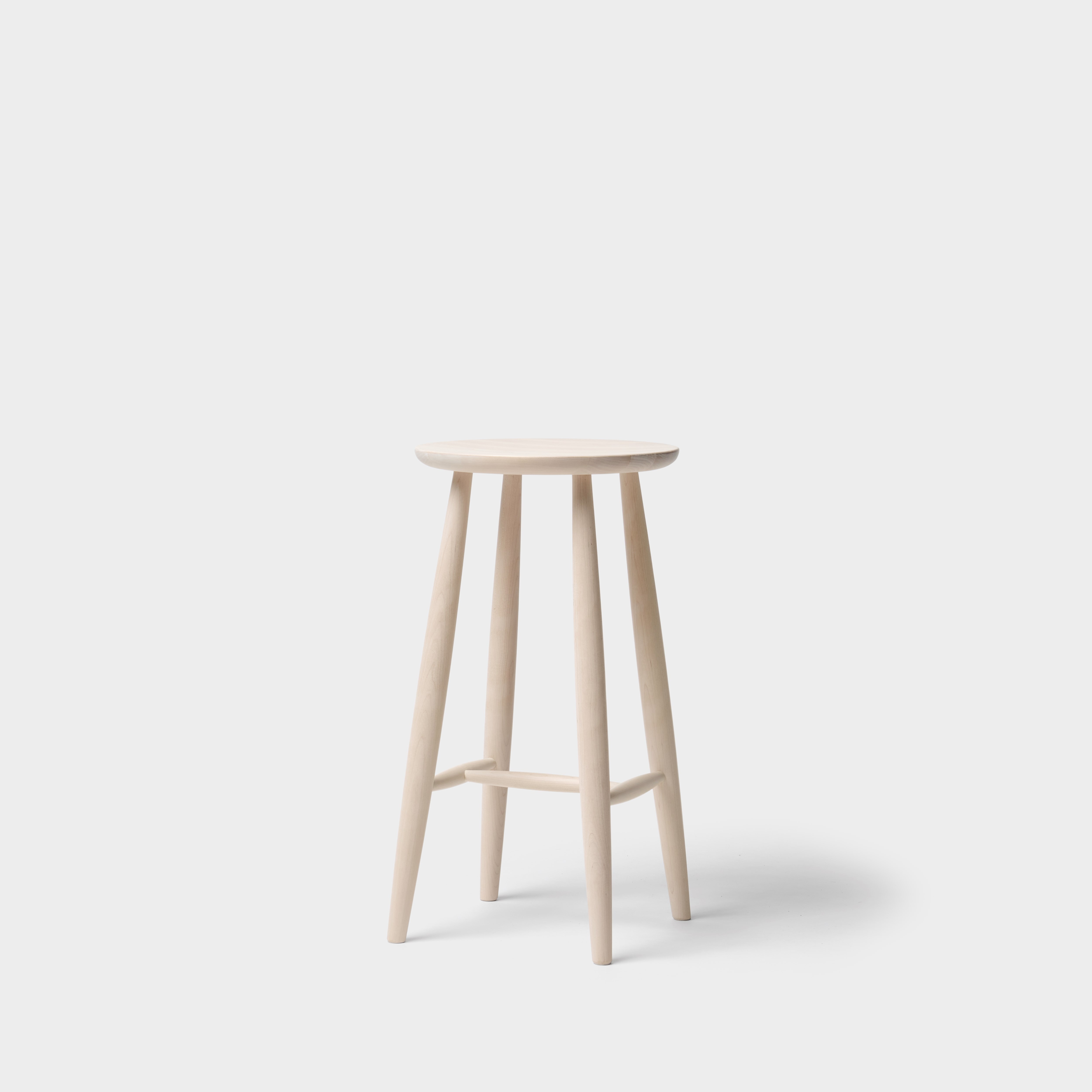 Pinn stool round high