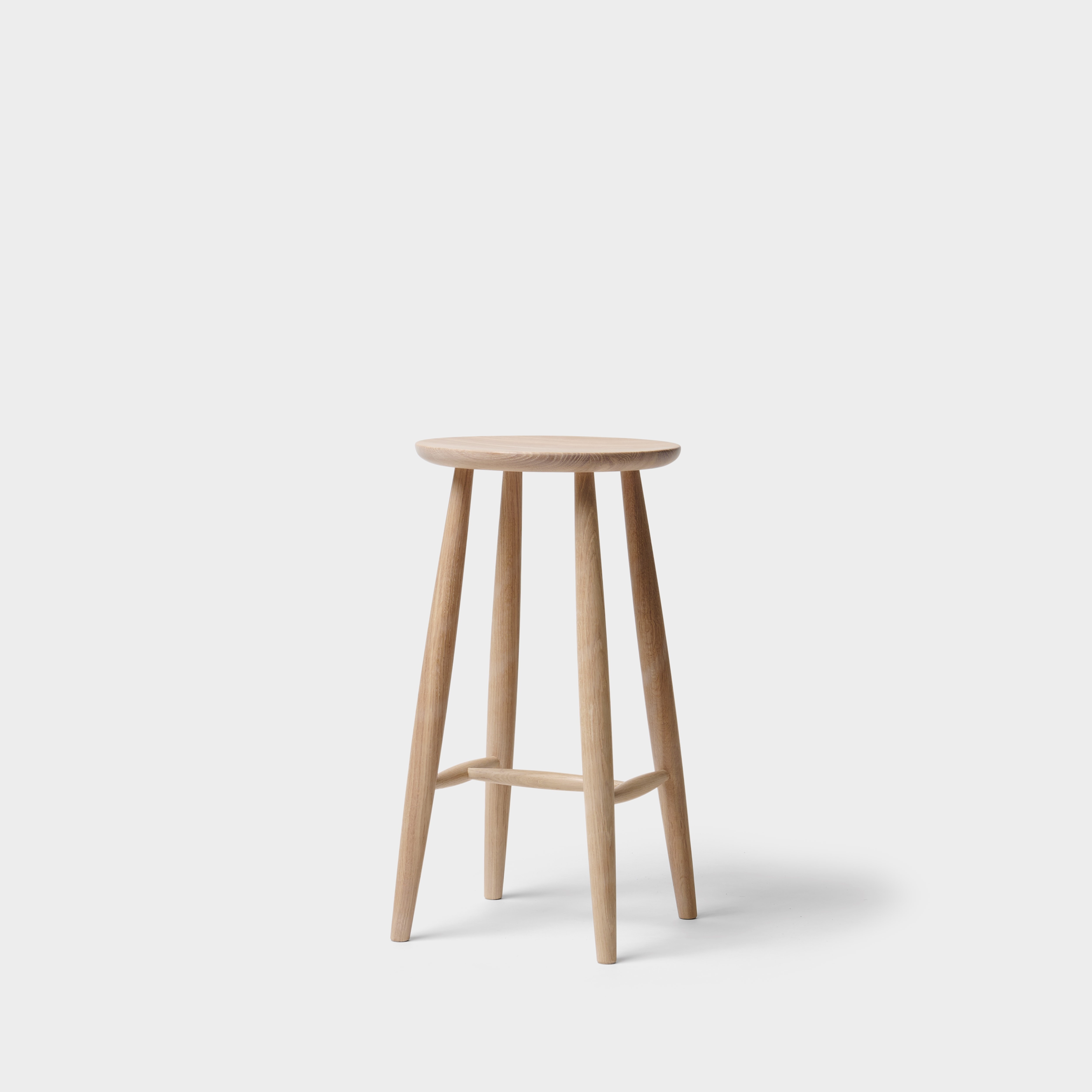 Pinn stool round high