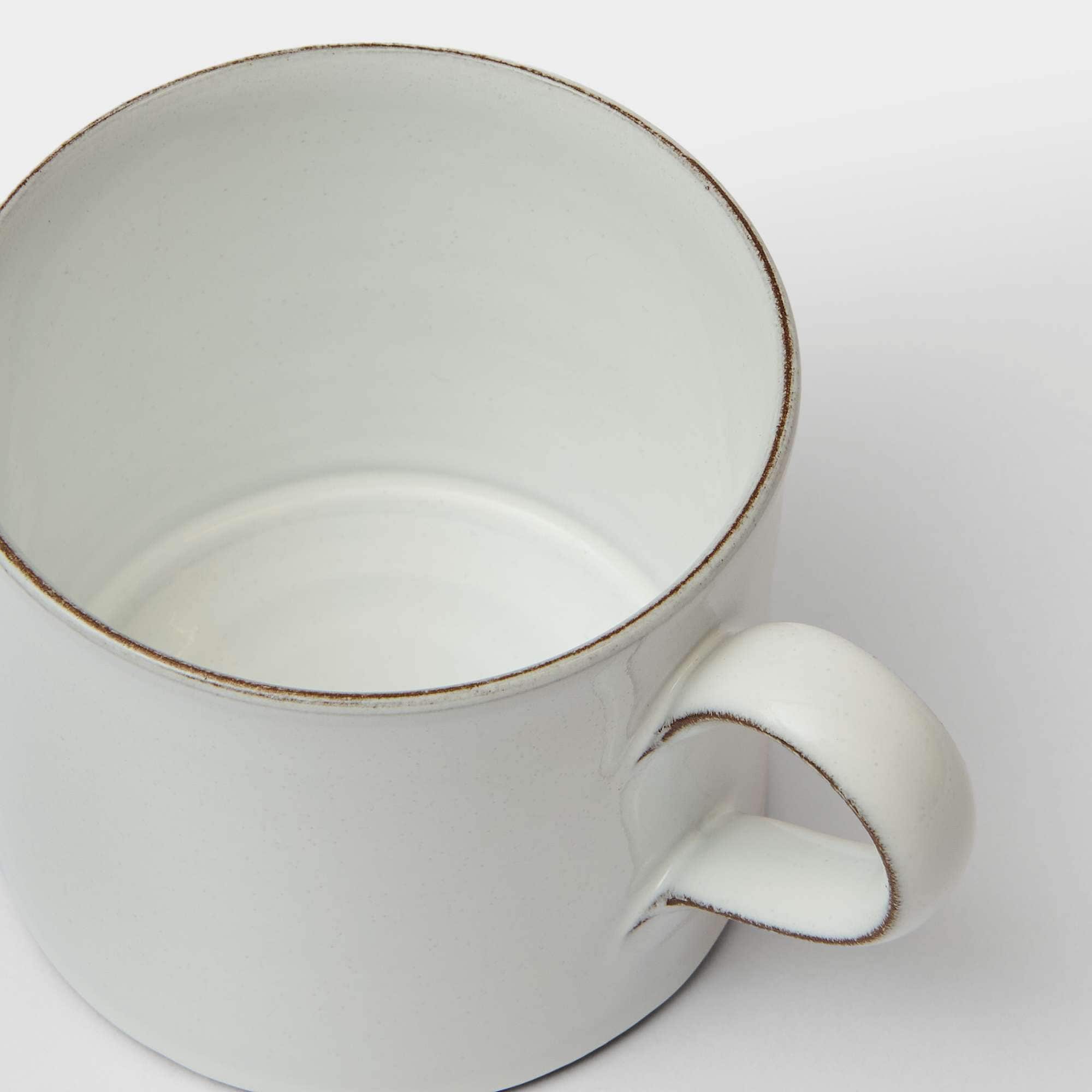 Mug with handle white 30 cl