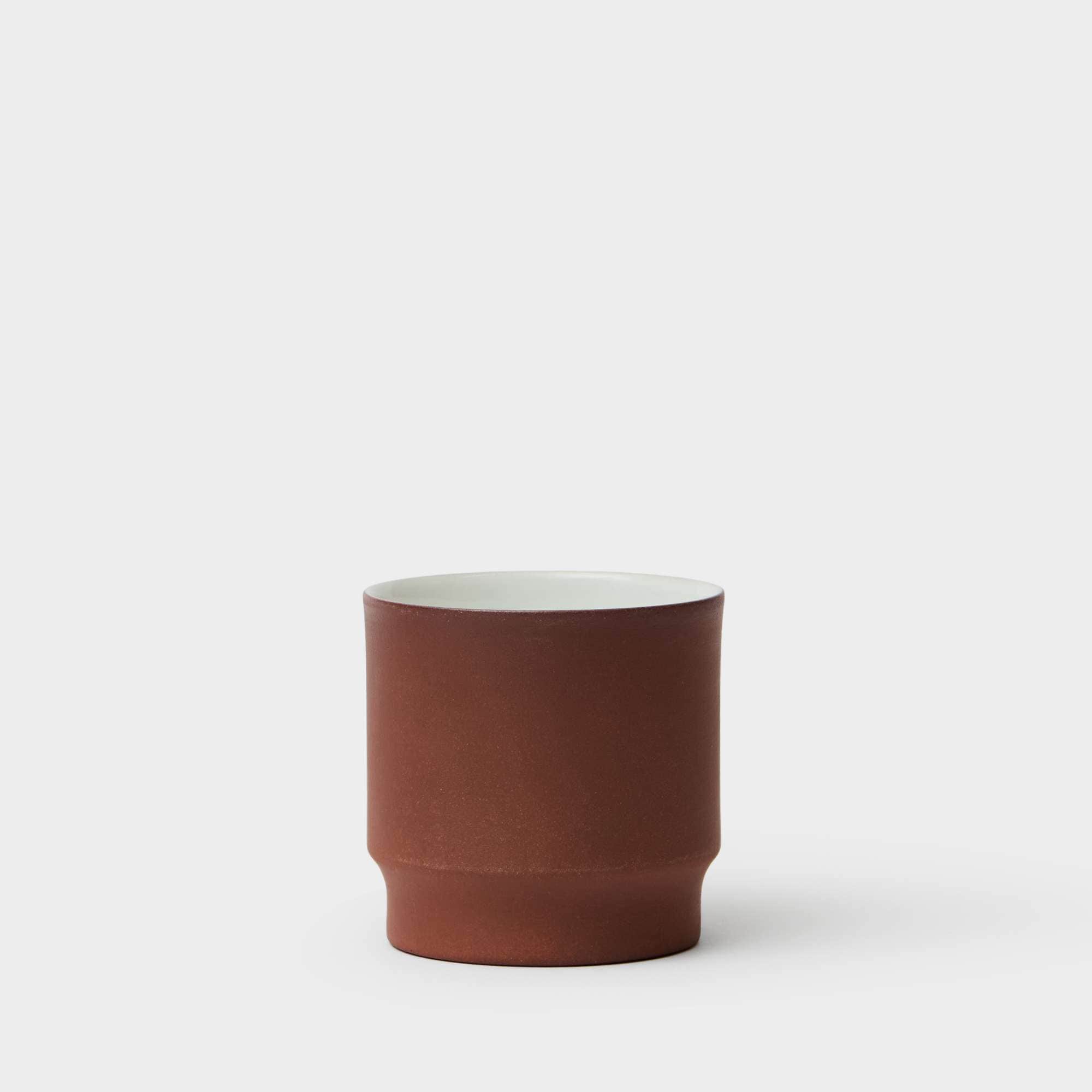 Mug terracotta/white 20 cl -