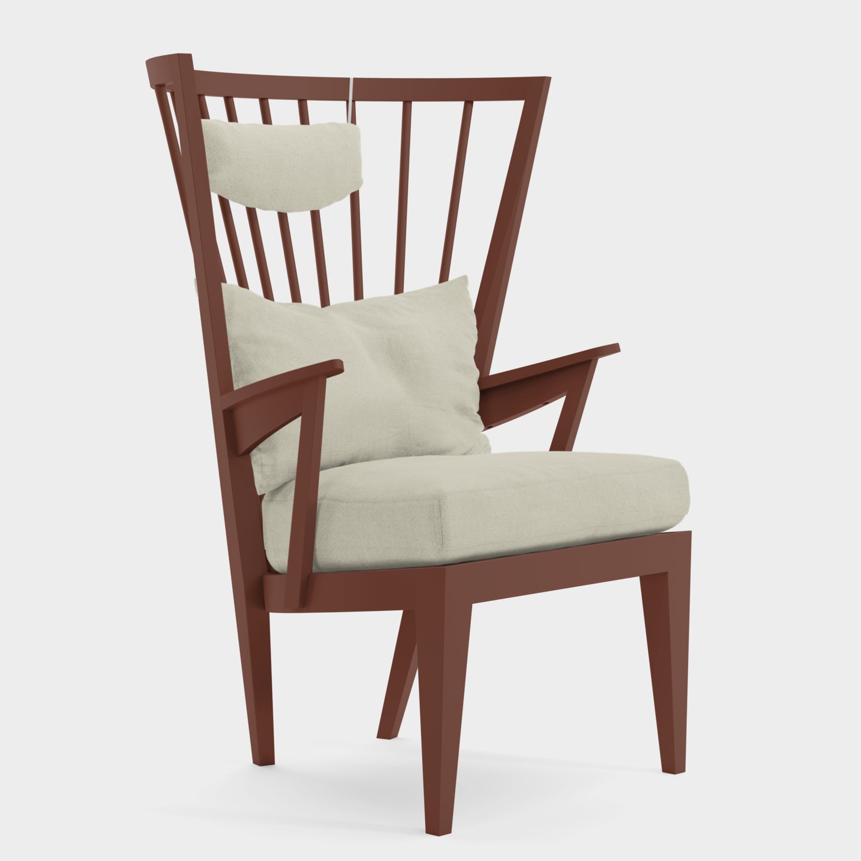 Wooden armchair