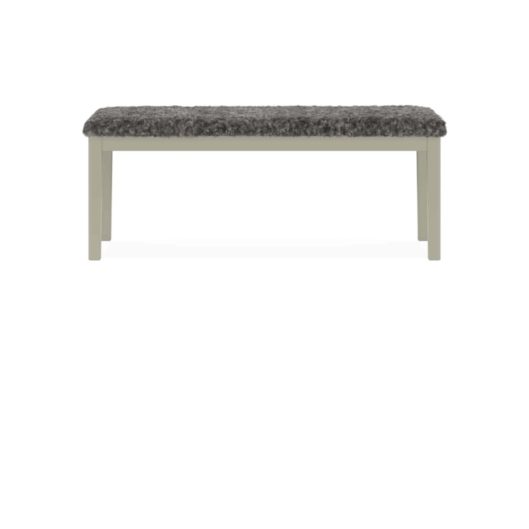 Multi-O bench with upholstered seat